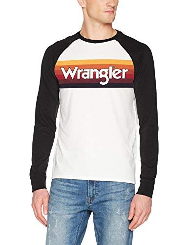 Wrangler LS Kabel Raglan Maglia a Maniche Lunghe