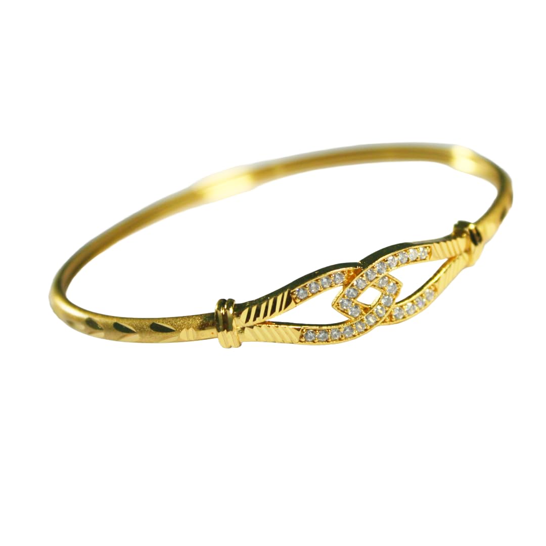 See full amazon price history chart for PIALI Jewellery Traditional Gold Plated Bracelet Bangles for Girls and Women | Beautiful Design Kada of Brass With Crystal | 6 months warranty PIALI Jewellery Traditional Gold Plated Bracelet Bangles for Girls and Women | Beautiful Design Kada of Brass With Crystal | 6 months warranty (B0CYZW9FR4) Amazon Price History, Amazon Price Tracker