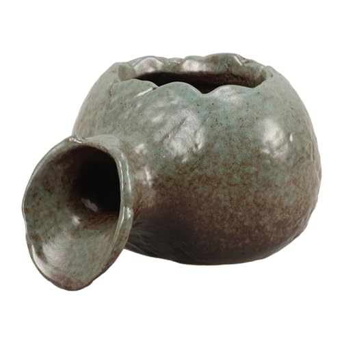 Yardenfun Landscape Jar Decorative Fountain Decor Ceramic Water Jar for Outdoor Garden