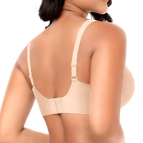Deep V Wireless Bras for Women Seamless No Underwire Bra Comfortable Everyday Wirefree Bras2