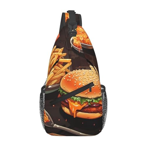 Sling Bag para Mujer y Hombre Mochila de Pecho Crossbody