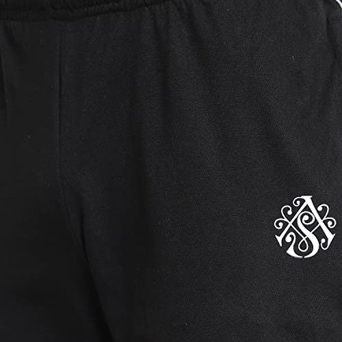 Image of DIA A DIA Men's Cotton Shorts with Zipper Pockets - Elastic Waist with Drawstring, Comfortable Casual & Gym Shorts for Men, Sizes M to 5XL (28-46 Inch Waist), Plus Sizes
