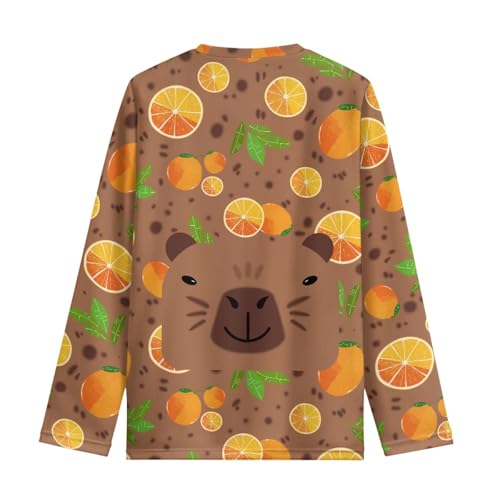 HUIACONG Long Sleeve T Shirt for Boys Girls Crewneck Tee Shirs for Kids2