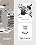 Fullmosa kompatybilna z bransoletą Apple Watch Ultra 2/Ultra 49mm, metalowa bransoleta wymienna do iwatch Ultra 2/Ultra 49mm