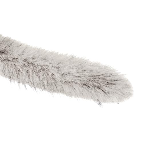 Clobeau Women Girls Y2K Faux Fur Belt Retro Fur Waist Belt Warm Furry Waistband Fuzzy Belts Vintage Punk Streetwear Accessory3