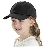 Chapeau en tricot pour tout-petit du baseball Baby Baby Coton Cotton Sports Baseball Cap pour 2 à 6 ans Boys filles noires M