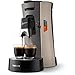 Philips CSA240/31 Machine à Café à dosettes SENSEO Select Eco, Intensity Plus, Cream Plus, Fonction Memo - Nougat