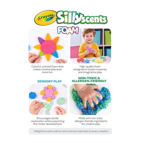 Crayola Silly Scents Foam Tubs - 60 x 1oz Play Foam for Kids, Fidget Toys - Non-Toxic, Scented, & Colorful Kids Fun Molding Clay in 6 Bright Colors - Arts & Crafts, Goody Bags, Party Favors, Halloween - image 6