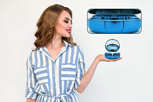 image for Vastsoon Contact Lens Case, Cute Travel Size Eye Colored Contacts Lens
