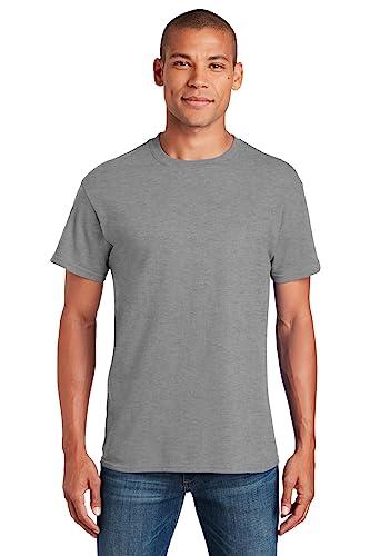 GILDAN 5.4 oz Cotton T-Shirt (5000) Tee - - Sport Gray