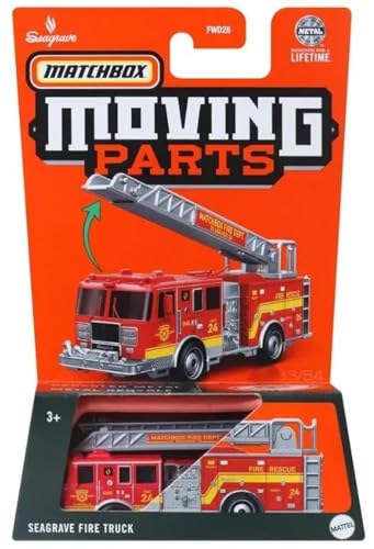 Matchbox Seagrave Fire Truck escala 1:64 metal miniatura 1