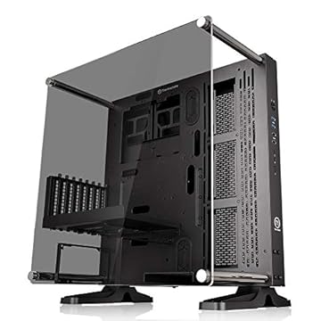 Gabinete TT P3 TG Black Wall Mount SGCC Tempered Glass*1, Thermaltake, CA-1G4-00M1WN-06, Preta