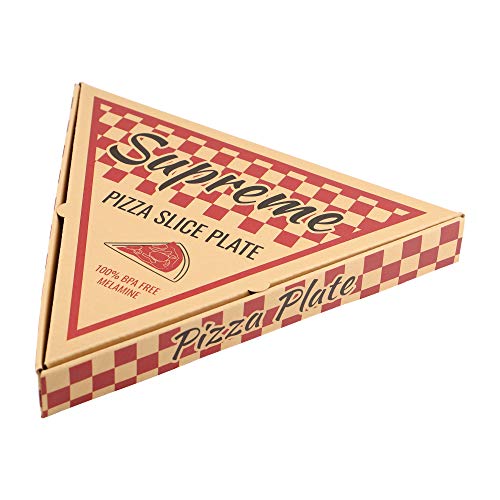 Supreme Housewares 6-Piece 9 Inch Melamine Pizza Plates #TOP3