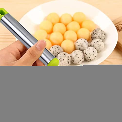 Melão | Melon Baller Scoop Set Com Aço Inoxidável - Cortador removedor sementes para colher frutas f