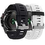 HWHMH Colorful Replacement Silicone Bands with Pin Removal Tools for Garmin Fenix 3 / Garmin Fenix 3 HR (No Tracker, Replacement Bands Only)