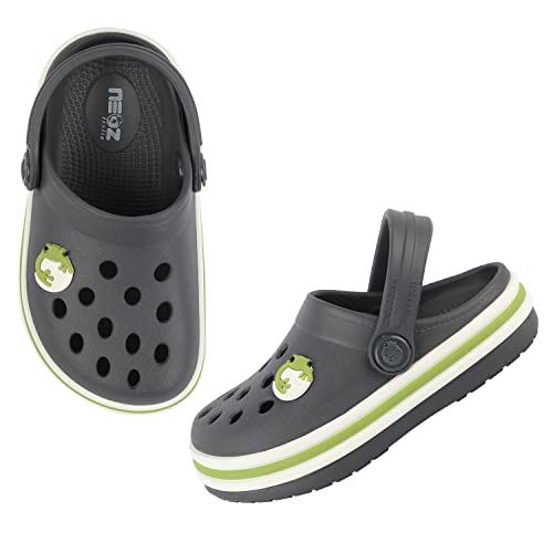 Image of URJO Unisex-Child Beach Kid's Clogs /Sandals with Adjustable Strap Levirex Comfort Waterproof 40% Less Pressure By Neoz Clog