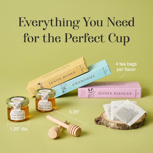 Set de regalo de miel y té Winnie-the-Pooh clásico con 3 sabores miniatura 3