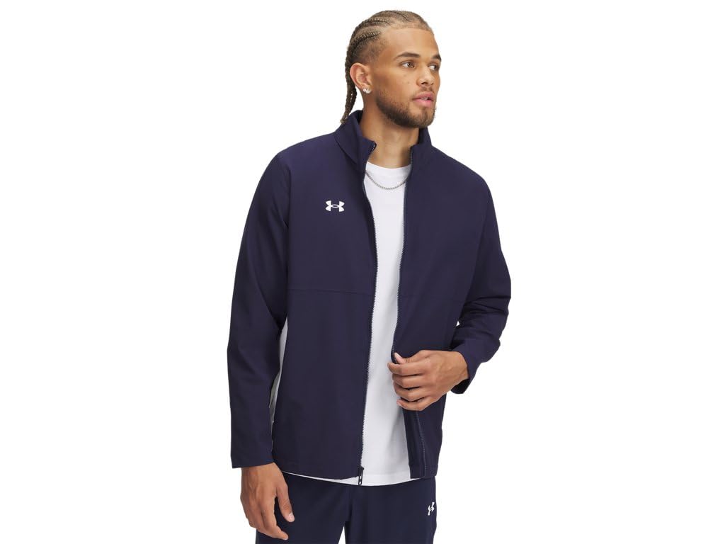Amazon.com: Under Armour Men's Rival Stretch Woven Full Zip