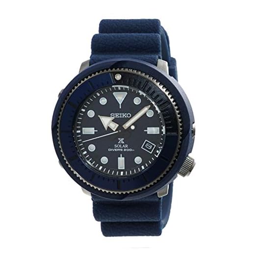 Seiko Reloj Analógico para Hombre de Energía Solar con Correa en Silicona