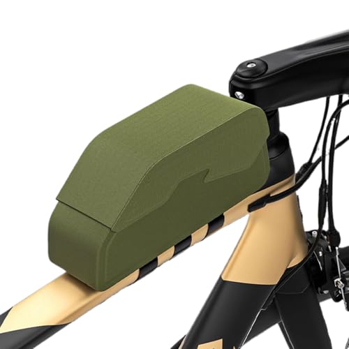 フレームバッグ 自転車 | マグネット式トップチューブバッグ ロードバイク用ポーチ - 防水サイクリングアクセサリー オーガナイザー 男女兼用 ロードマウンテン電動折りたたみライディング用