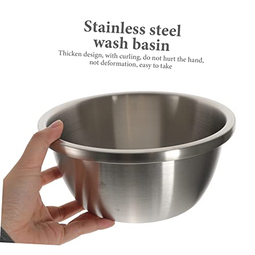 Bowl de acero inoxidable redondo para cocina miniatura 4