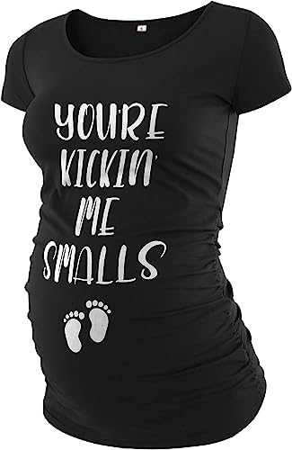 URBAN CRESTMaternity T Shirts for Women-Pregnancy Announcement Shirts for Women-Cute Funny Graphic Pregnancy Gifts for First Time Moms