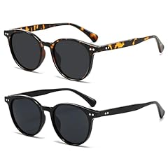 2 Pack: Amber Tortoise/Grey + Black/Grey