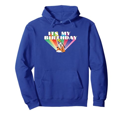 Sweat à capuche Goofy d'anniversaire arc-en-ciel idéal pour fêter une journée magique