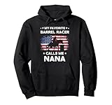 Photo Gallery bandiera usa my favorite barrel racer calls me nana felpa con cappuccio Photo Gallery bandiera usa my favorite barrel racer calls me nana felpa con cappuccio