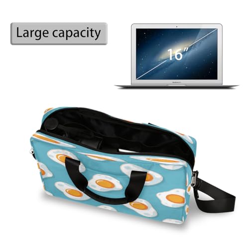Maletín para laptop de 15.6 pulgadas con diseño de huevos miniatura 5