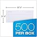 Columbian #9 Double-Window Security Envelopes, SimplySafe Tamper Evident, Pull Strip, Peel and Seal, for Invoices and Statements, 3-7/8 x 8-7/8 Inches, 500 per Box (COLO166), White