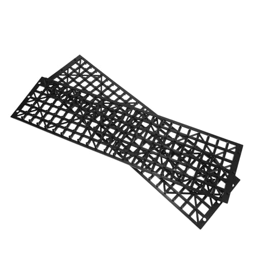 Image of FAVOMOTO 1 Pair Tire Traction Mats, Portable Traction Mats for Snow Tire Grip Aid Anti Skid Car Extraction Mat Tires Traction Board Traction Bands for for off Road Mud Snow Ice Sand