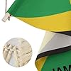Jamaican Flag Jamaica Tapestry Cotton And Linen Wall Art Prints with Tassels Wooden Hanging Poster Frame Picture #2