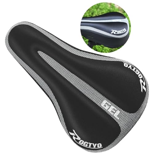 Coprisella Bici Gel Morbido, Coprisella in Gel per Bicicletta, Coprisella Cyclette con Cuscino Morbido, Coprisedili per Biciclette, Sella Bici per Ciclismo per Ciclismo, Coprisella in Gel