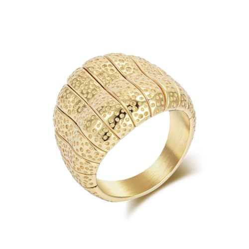 Anneau acier inoxydable femme personnalisé anti ternissement bague argent