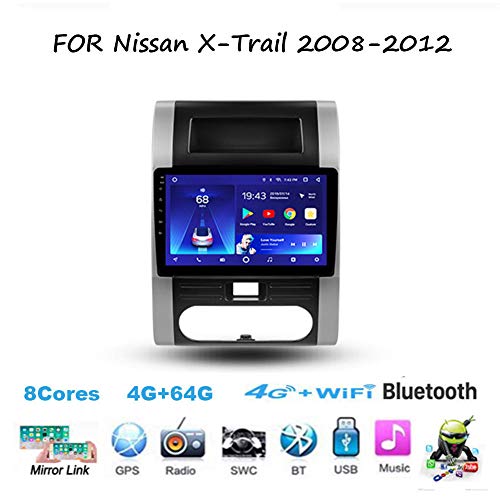 Android 9 Autoradio Radio Navigationssystem Für Nissan X-Trail X Trail 2 T31 2007-2015 Gürtel DAB+ Digitalradio Bluetooth USB Mirrorlink