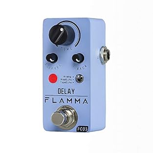 Triple Delay Thrill - FC03 delay pedal features analog delay, real echo and tape echo, offering a multitude of effects Flexible Delay Pedal - Delay times ranging from 5ms to 600ms. Adjust the delay level and feedback to tailor your unique sound True ...