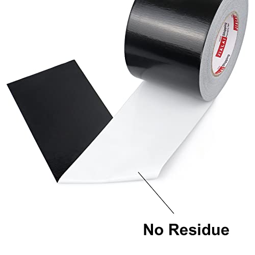 Jialai Home 4 INCHES X 55 YARDS DUCT TAPE 4 Inches Duct Tape Black thumb #5