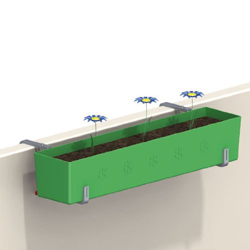 Preisvergleich Produktbild Blumenkastenhalter mit Superstütze, Tiefe stufenlos verstellbar