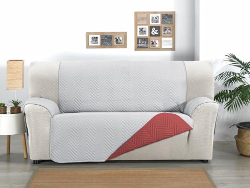 Martina Home Milano 4-Sitzer XL gepolsterter Sofabezug – Rot/Grau