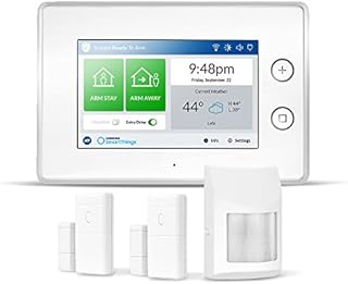 Samsung Electronics F-ADT-STR-KT-1 SmartThings ADT Wireless Home Security Starter Kit with DIY Smart Alarm System Hub, Door and Window Sensors, Motion Detector- Alexa Compatible, White