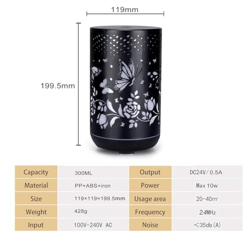Difusor de Aceites Esenciales Ultrasonico 300ML miniatura 5