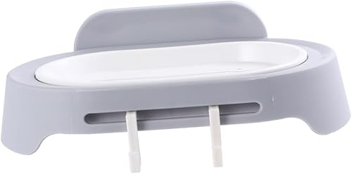Miniatura 4 de Zerodeko Soporte para jabonera de pared, soporte para jabón montado en la pared, organizador de fregadero de cocina, soporte de jabón de ducha,