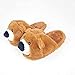shuanglin Zapatillas De Perro De Peluche Bonitas para Mujer, Zapatos De Felpa, Zapatos Aldult, Zapatos De Piel Sintética Mullida para Perro Marrón, Zapatos para El Hogar, Regalo