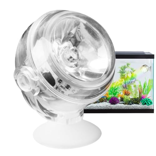 Spot LED pour aquarium - Lampe étanche pour aquarium | Lumière sous-marine RGB rotative submersible pour bassin de jardin avec fontaine, faisceau décoratif...