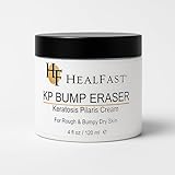 HealFast KP Bump Eraser Cream 4 Oz – Soften, Nourish Rough and Bumpy Skin with 2% BHA – Keratosis Pilaris - For All Types – No Scrubbing Required – Fragrance and Paraben Free