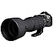 easyCover Lens protection camouflage cover Neoprene for Sigma 60-600mm f/4.5-6.3 DG OS HSM Lens, Black