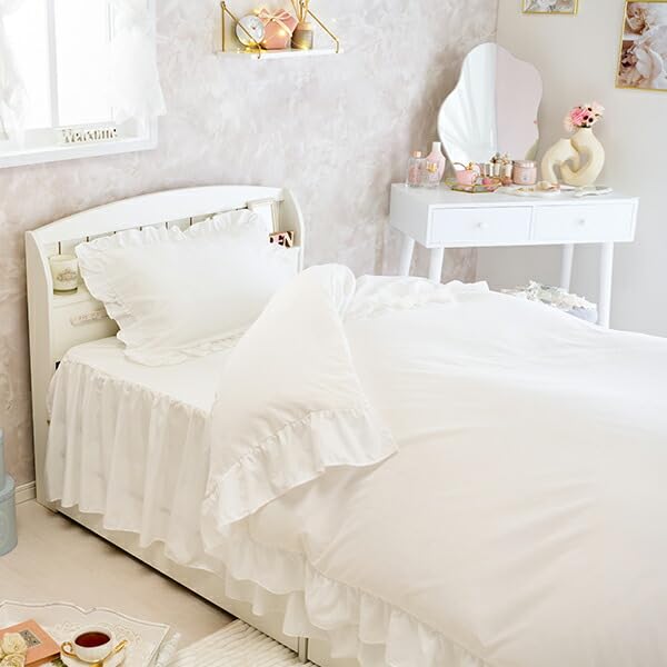 Amazon｜ロマンティックプリンセス フリル布団カバー3点セット