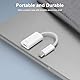 Seminer USB C zu Lightning Kopfhörer Audio Adapter, 3in1 Typ-C Stecker zu Lightning Buchse mit Daten und Ladekonverter für iPhone 16/15 Serie, iPad und mehr