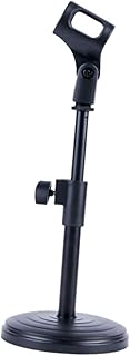 FAVOMOTO Suporte Ajustável Suporte De Microfone De Mesa Suporte De Microfone Suporte De Microfone De Mesa Suporte De Moldura De Microfone Portátil Suporte De Microfone Suporte De Base De